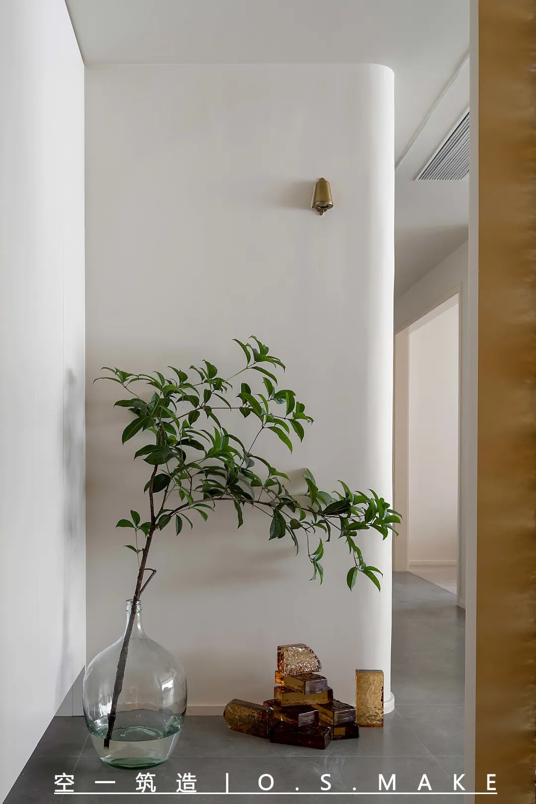 轻侘寂美学 · 重庆公园大道140平米三室一厅设计案例丨中国重庆丨空一筑造-29