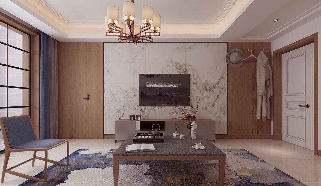 济南万泰装饰万达文旅城140平装修案例-3