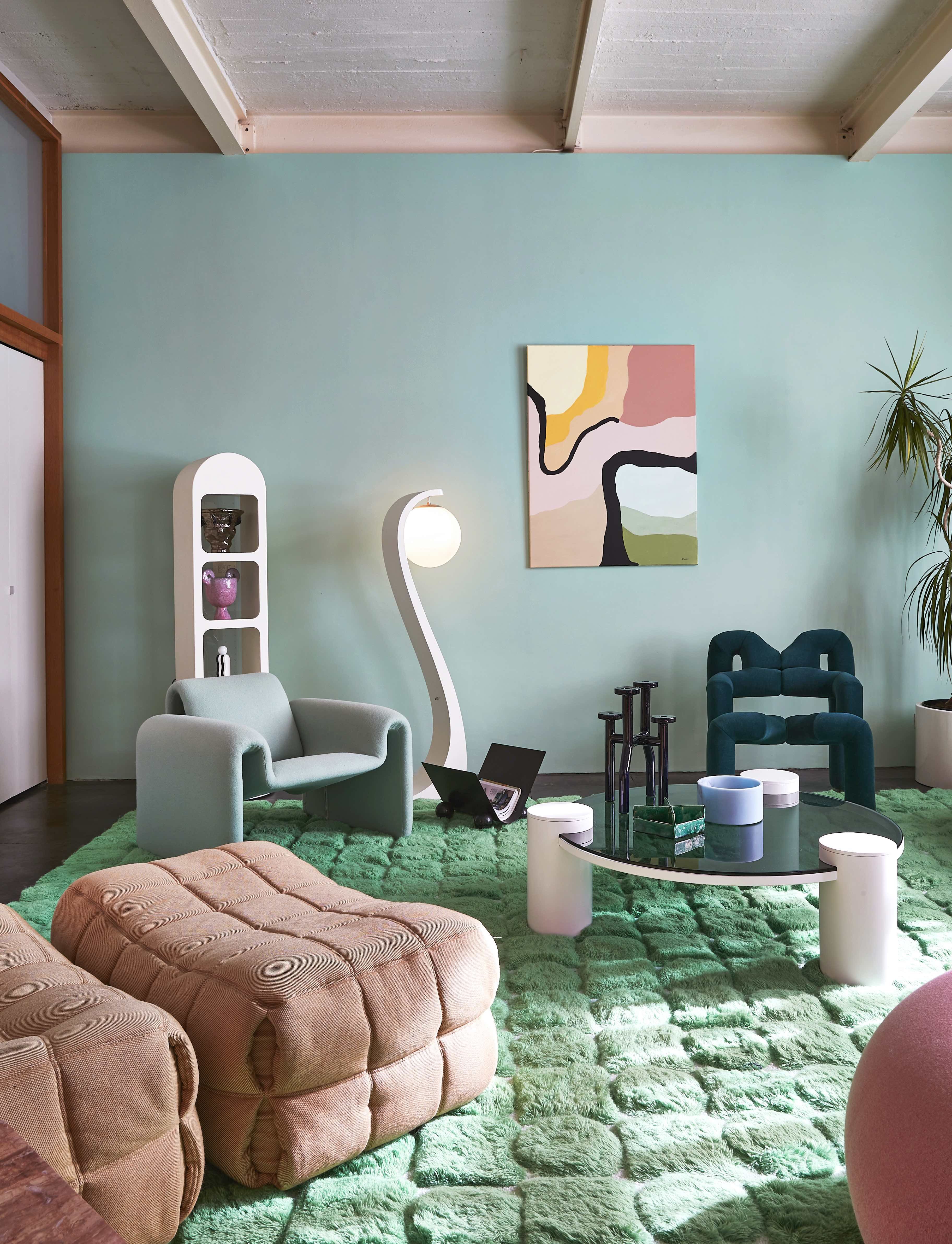 色彩斑斓的 70、80 年代复古公寓设计-0