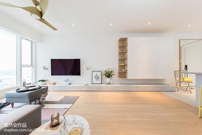 香港鲗鱼涌逸桦园二居96平米装修案例丨中国香港丨Pure AW’s Designers-18