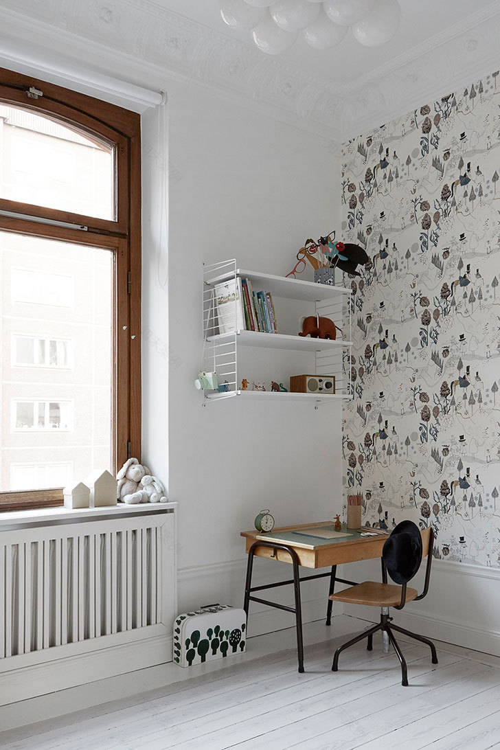 斯德哥尔摩旧楼中的温馨极简小公寓-14