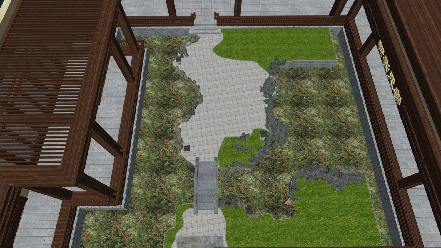 免费的SketchUp花园外部模型丨Phan Thuc-6