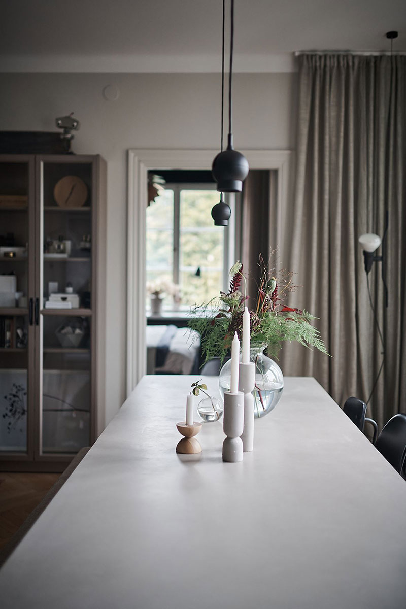 瑞典灰色调时尚公寓，打造温馨空间-8