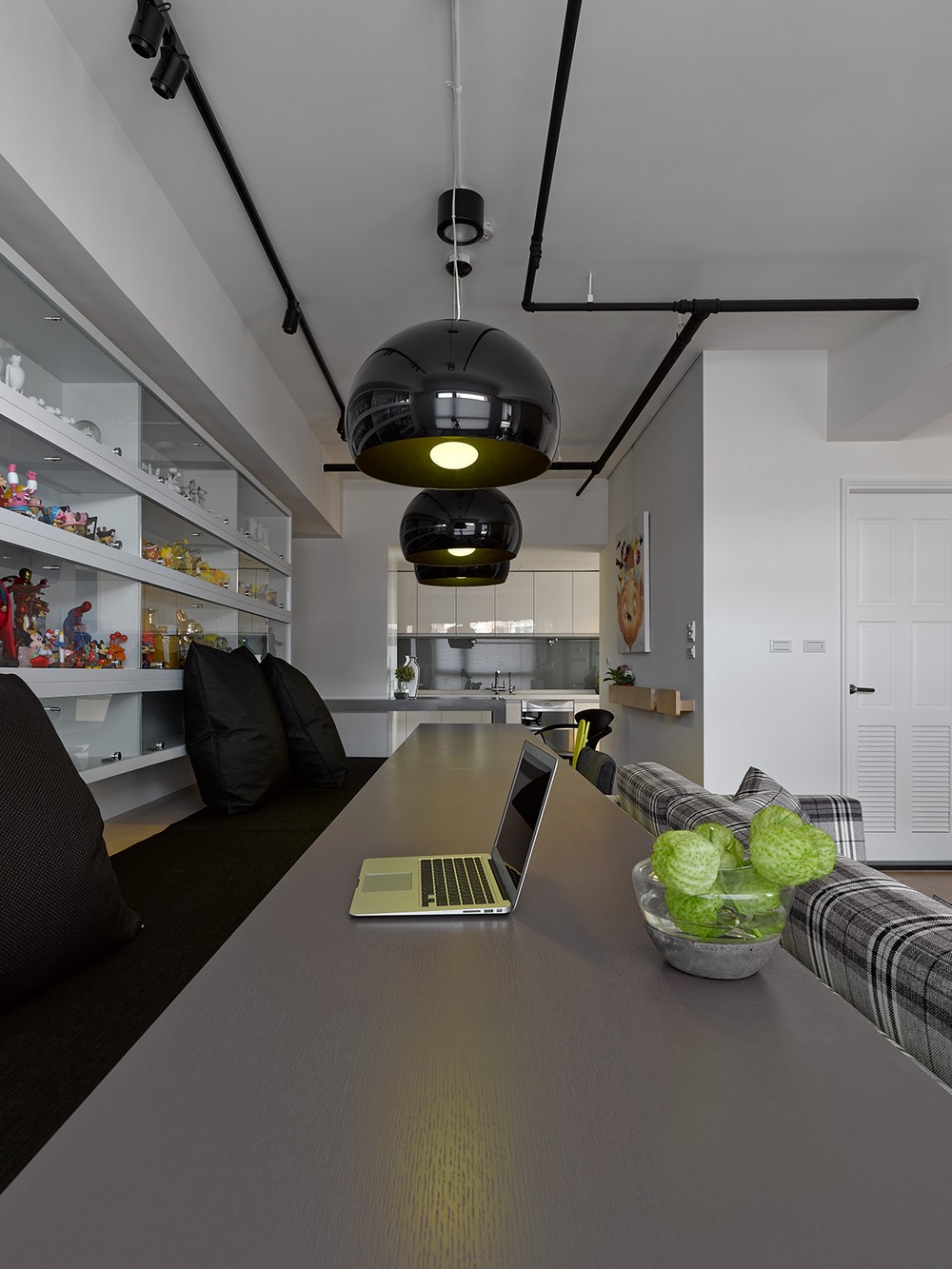 带有整墙置物架的概念风公寓设计丨中国台湾丨Ganna Design Studio-25