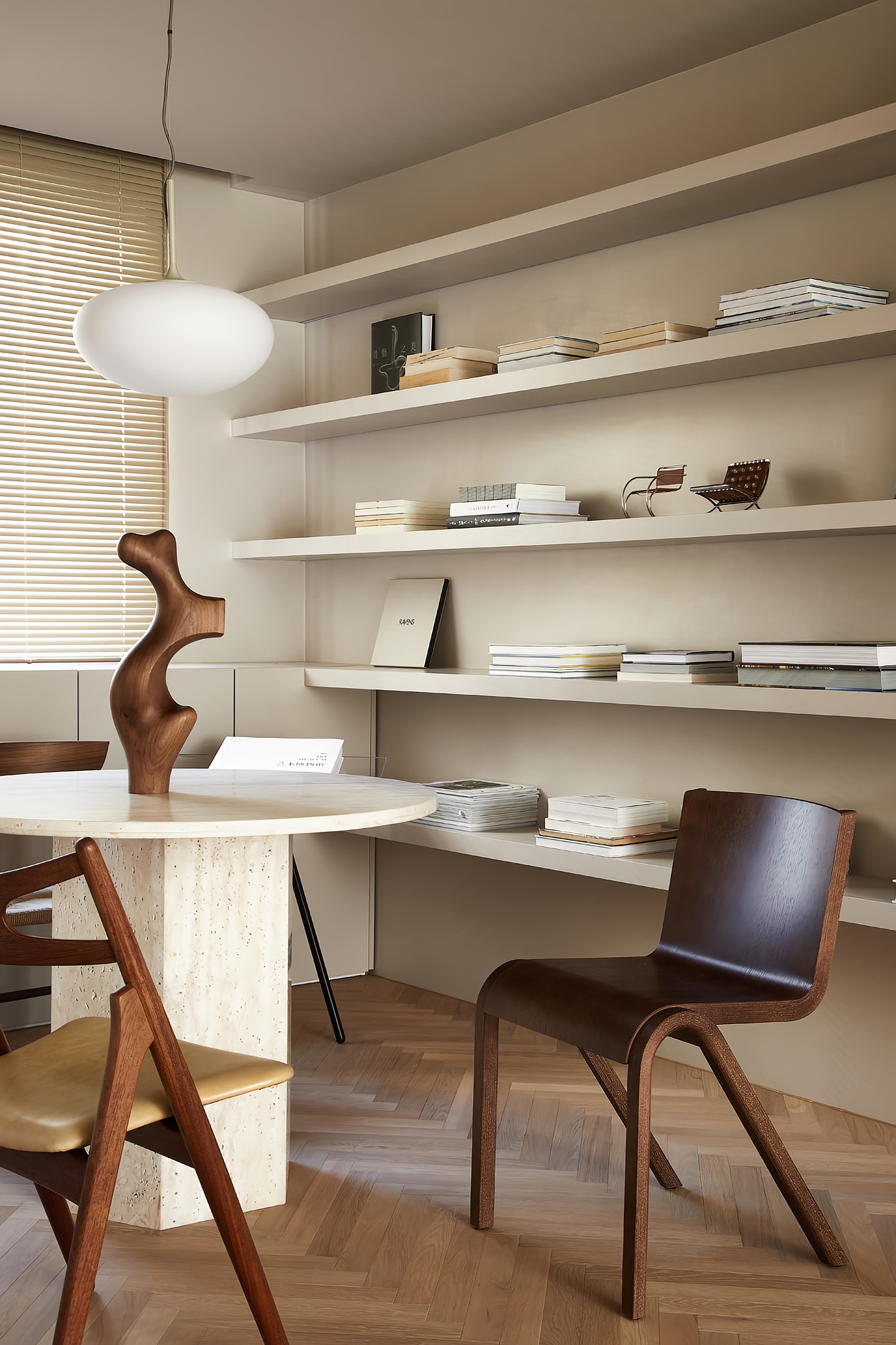 NOTHING DESIGN 奶油复古感公寓-16