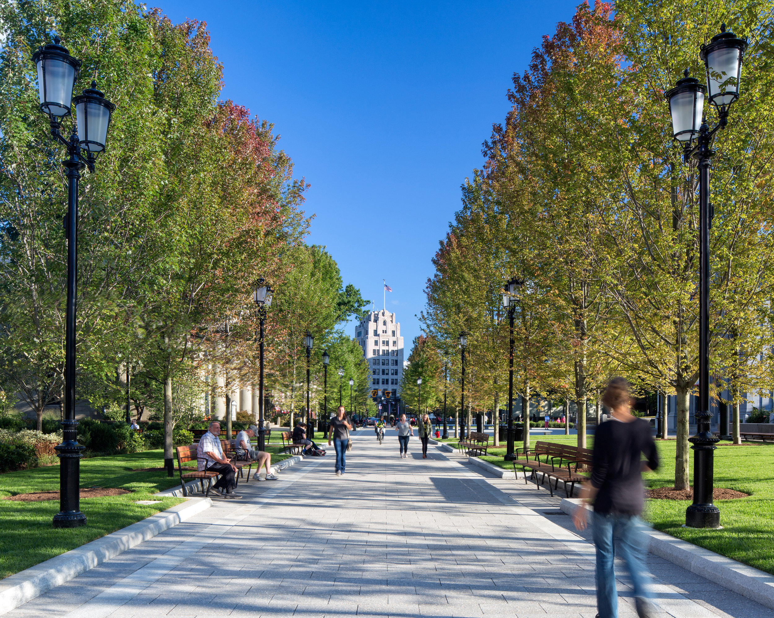 汉考克·亚当斯广场（注：Common在城市规划语境中常指公共广场、绿地等，这里根据常见情况翻译为广场，若有特定背景可按需调整） 丨美国丨Halvorson | Tighe & Bond-5
