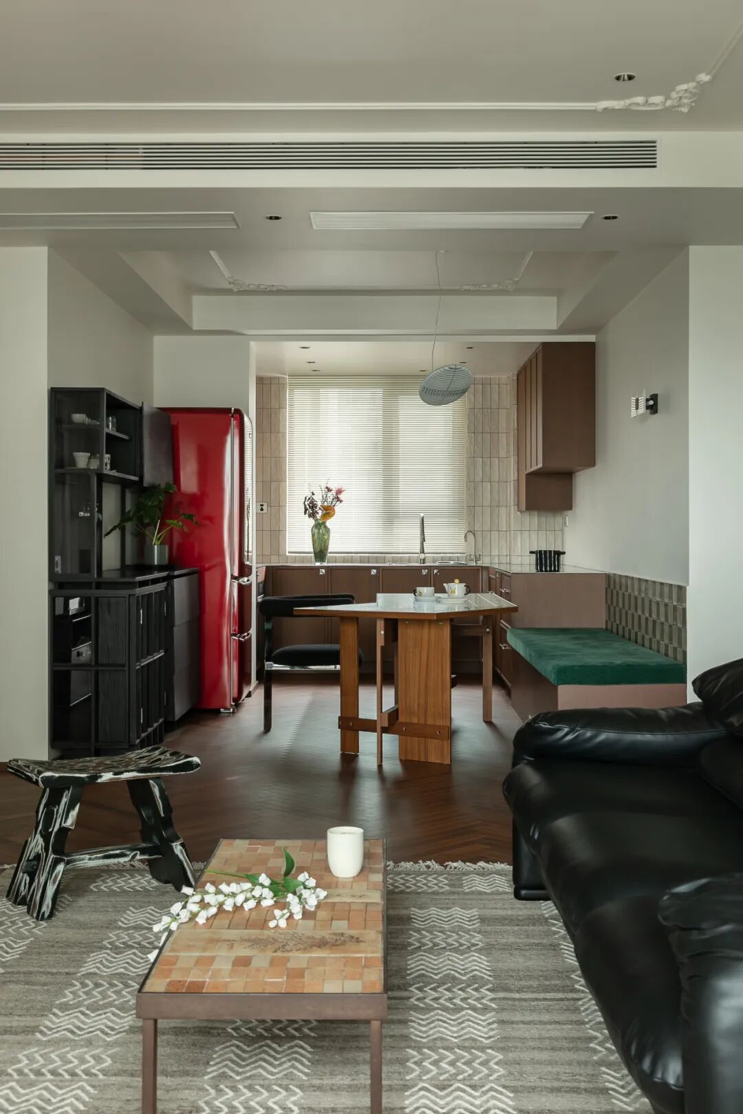 岚一设计｜复古混搭的精装房改造-18