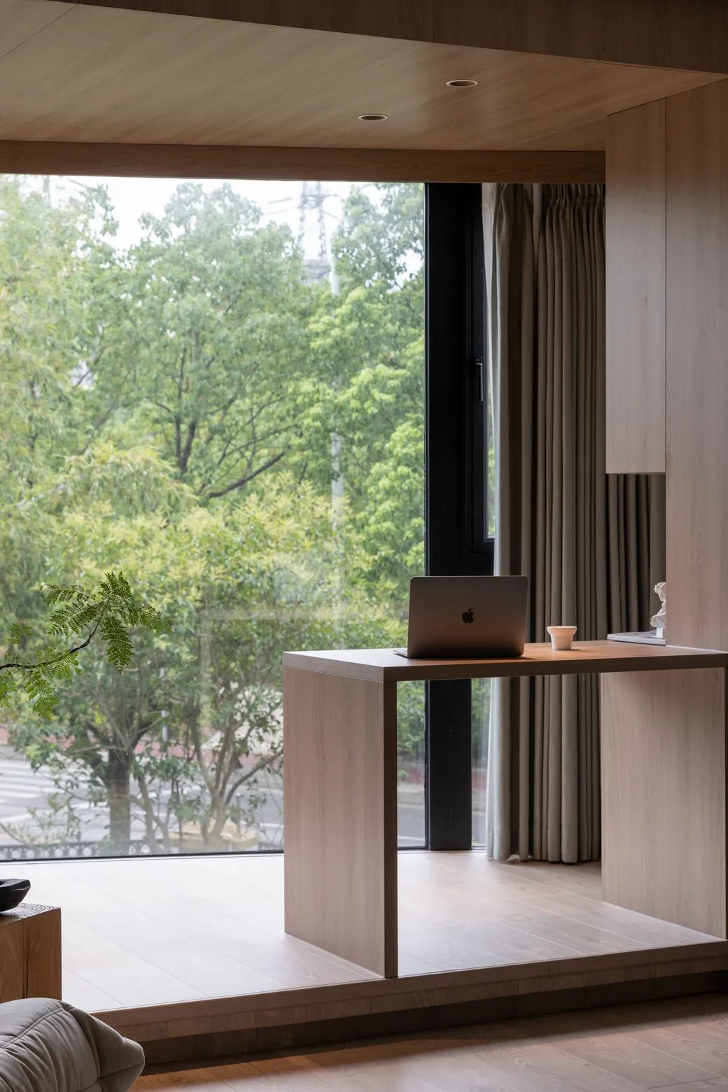 130㎡原木极简风，打造萌娃在家的互动亲子宅 | 云漫设计-38