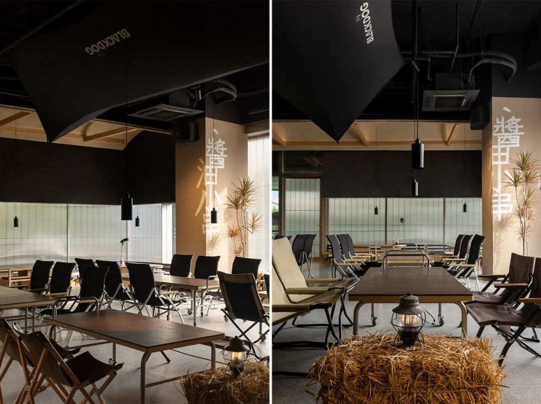 “篝火旁·酱油小串”户外露营串烤酒厂丨中国杭州丨静谧设计研究室 qpdro-30