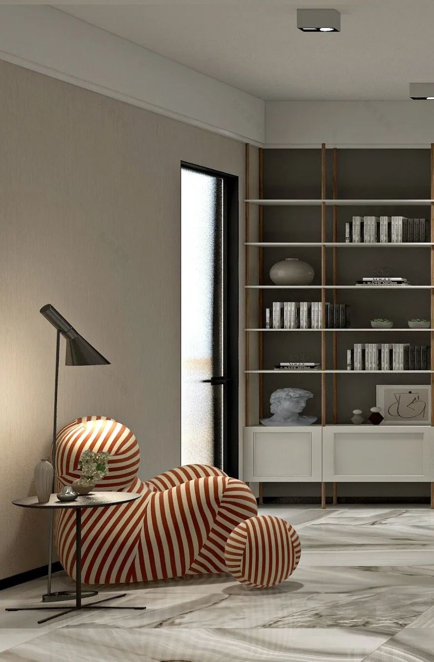 立于当下 静守自然 · 广州某别墅现代轻奢新中式设计丨中国广州丨广州W设计-22