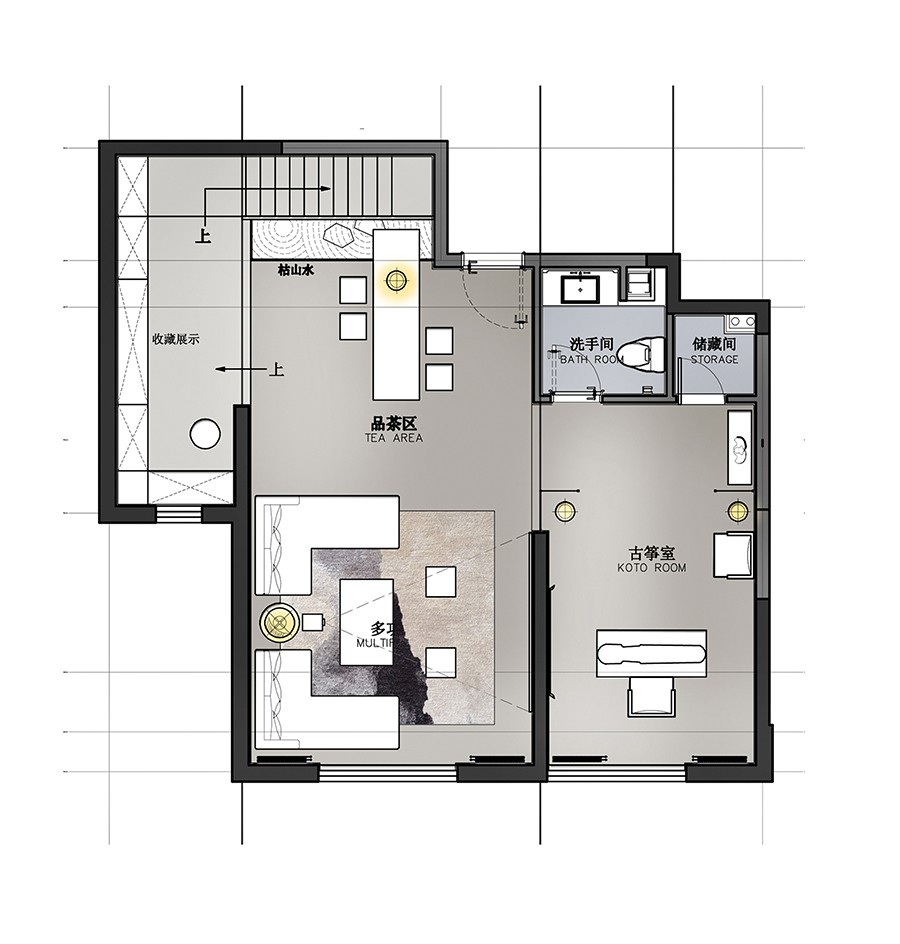 石河子奢华中式别墅样板房-11