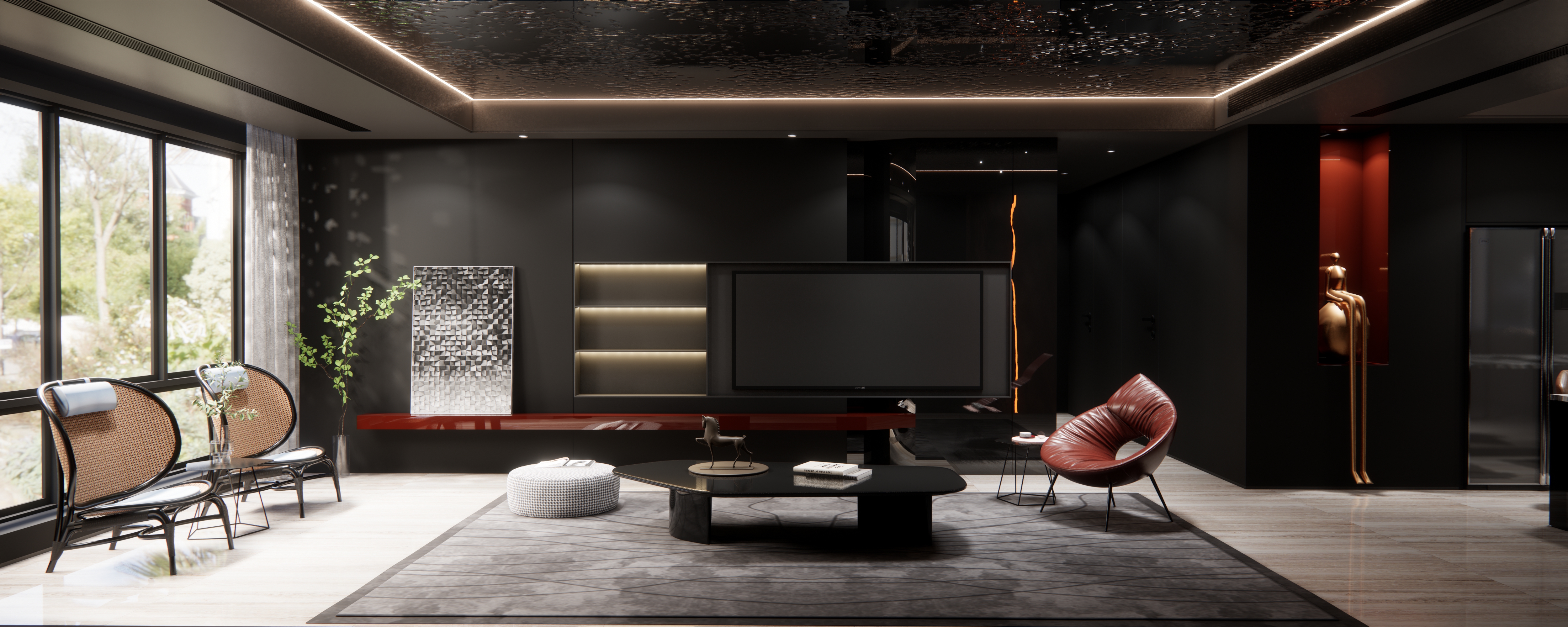 最近整理的一些家装案例效果图-30