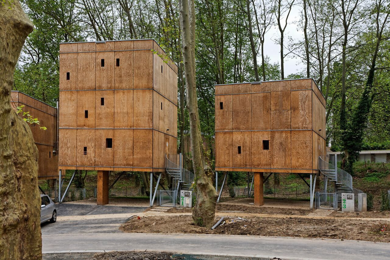 法国波尔多 39 栋木质住宅丨Agence Bernard Bühler-19