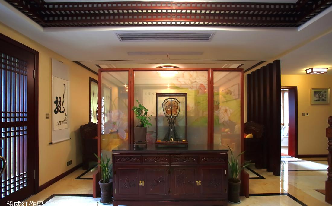 段威红丨别墅丨【蝶衣设计】中式风格实景照片-1