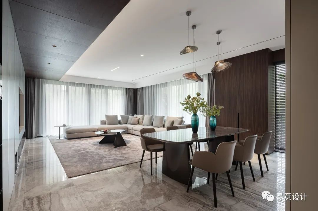 永威上和院 · 简约艺术的私宅设计丨中国郑州丨寻意设计-18