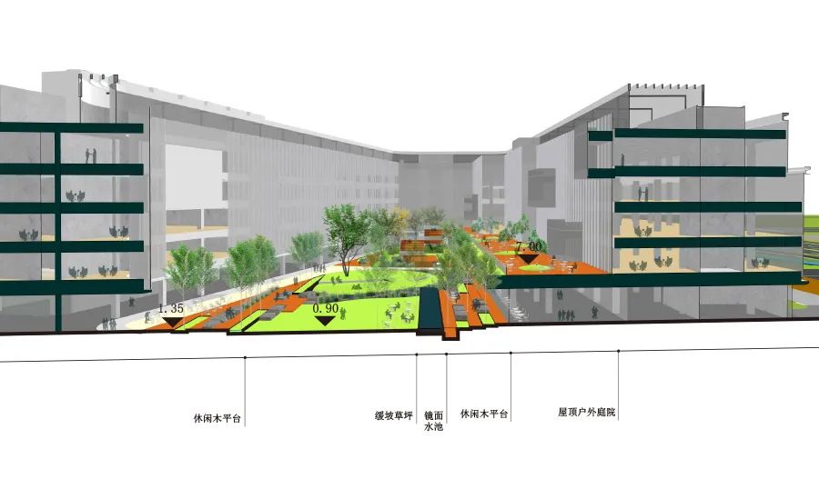 杭州知名互联网科技公司总部及产业园区景观设计-60