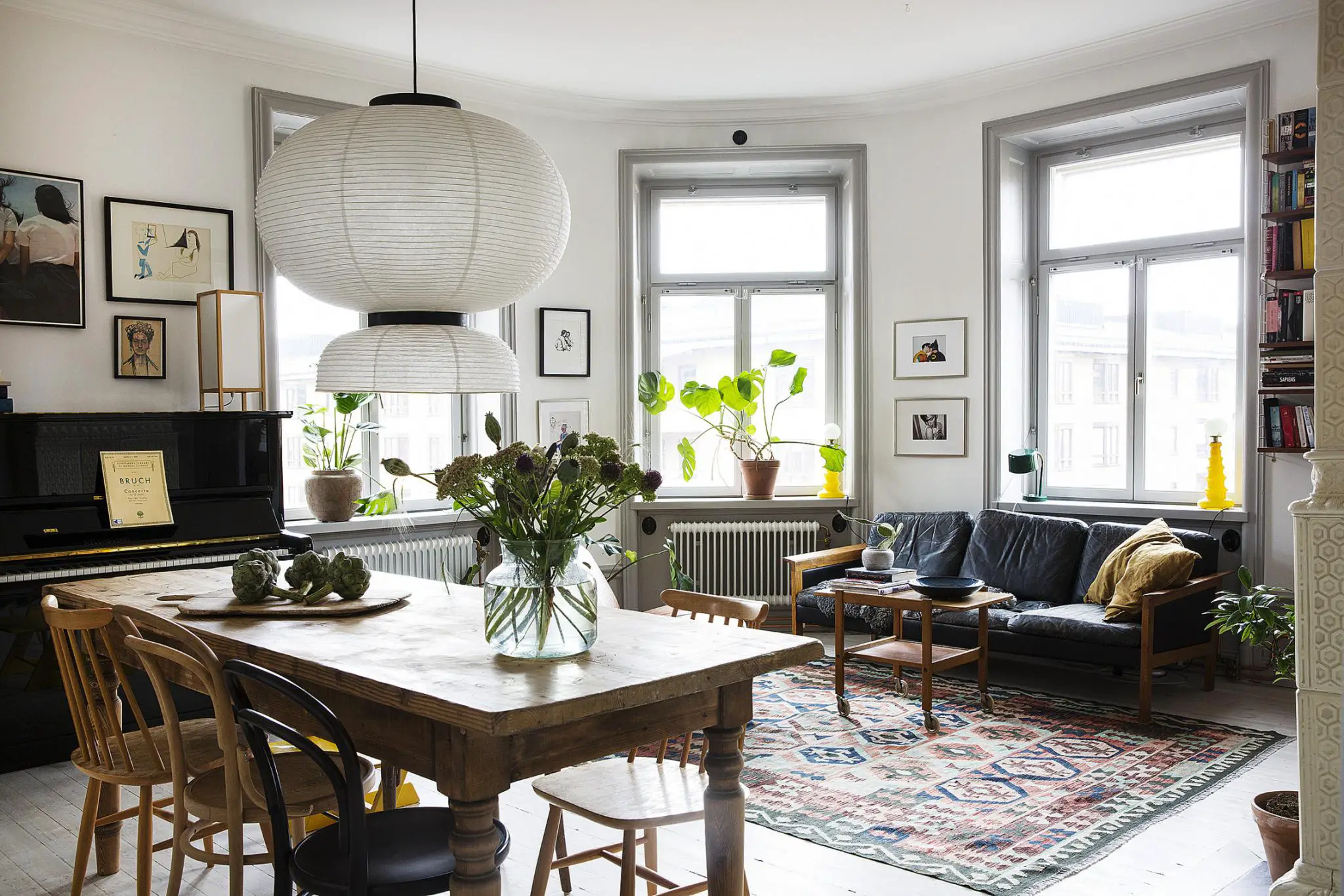 融合复古与现代的瑞典 Art Nouveau 公寓-11