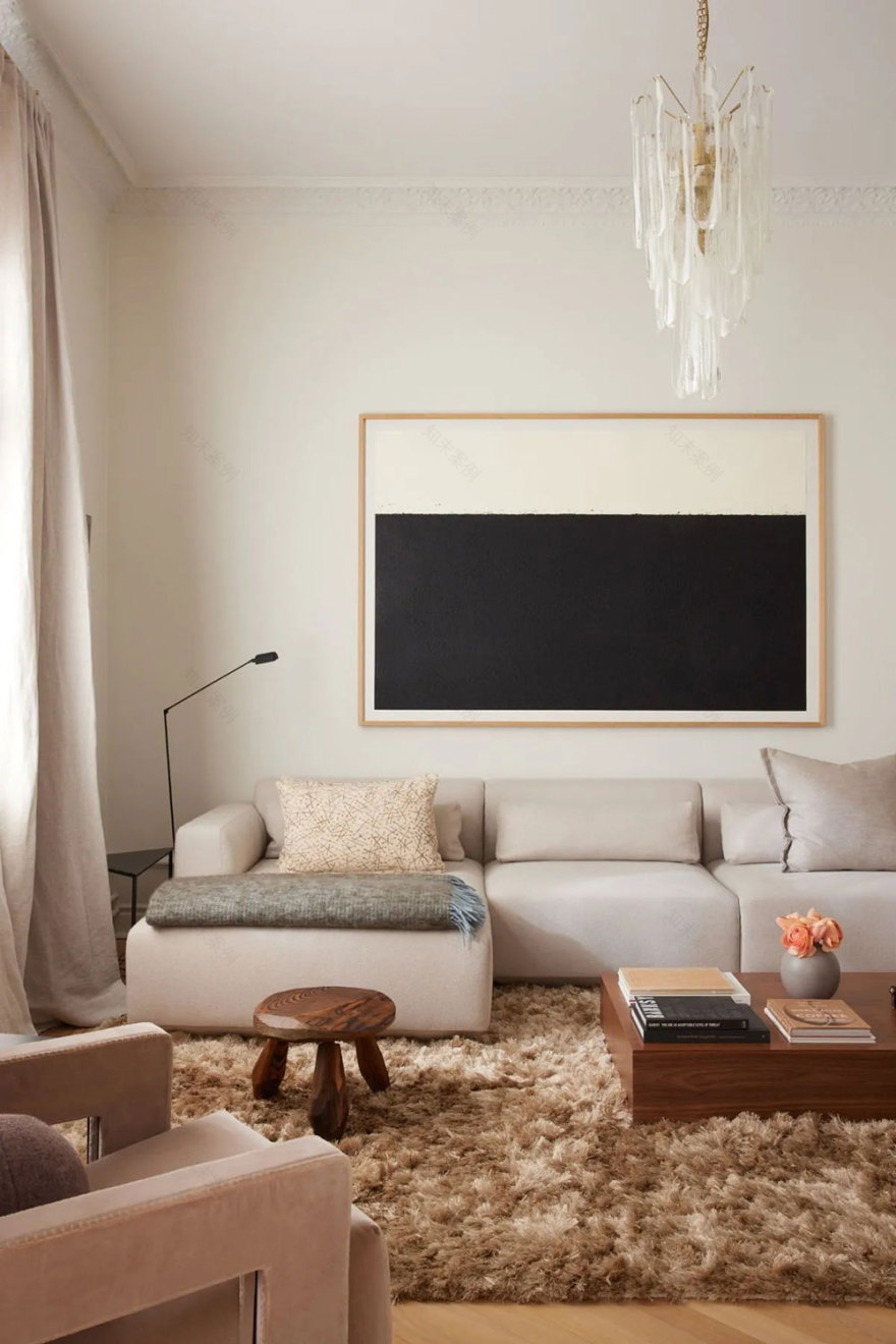 斯德哥尔摩 19 世纪房屋内精致的现代公寓-6