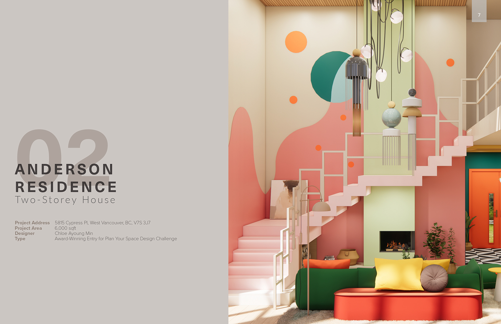 Student Interior Design Portfolio - Residential-6