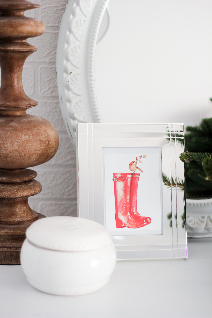 雪白圣诞 | 红色点缀的温馨家居设计-28