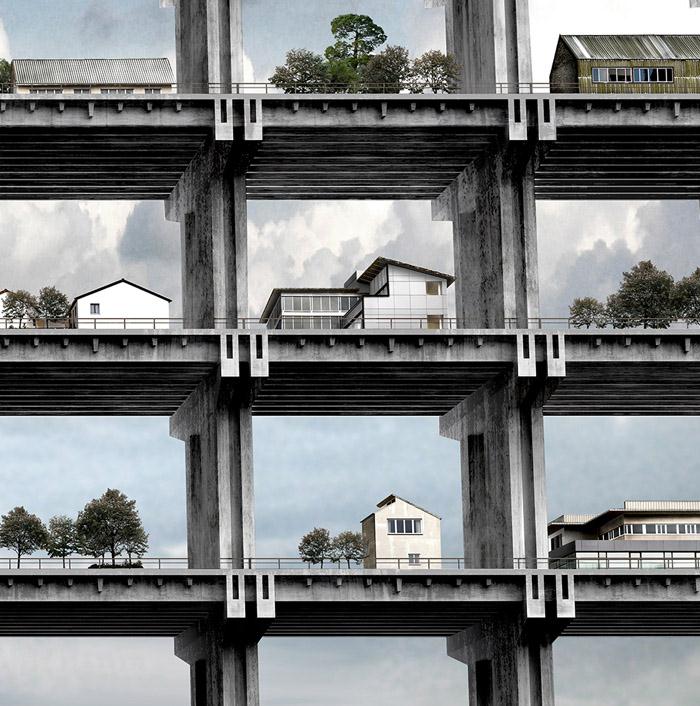 北京“田”梦·三维立体居住空间创新设计-44