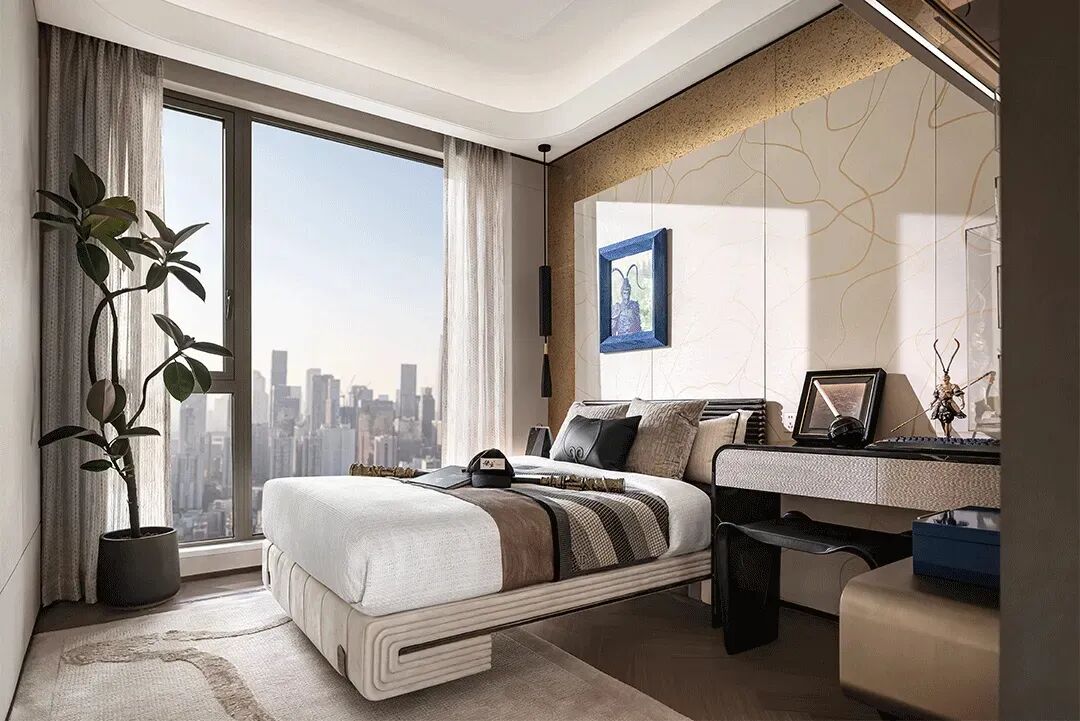 紫香舸230㎡顶奢塔尖样板间-17