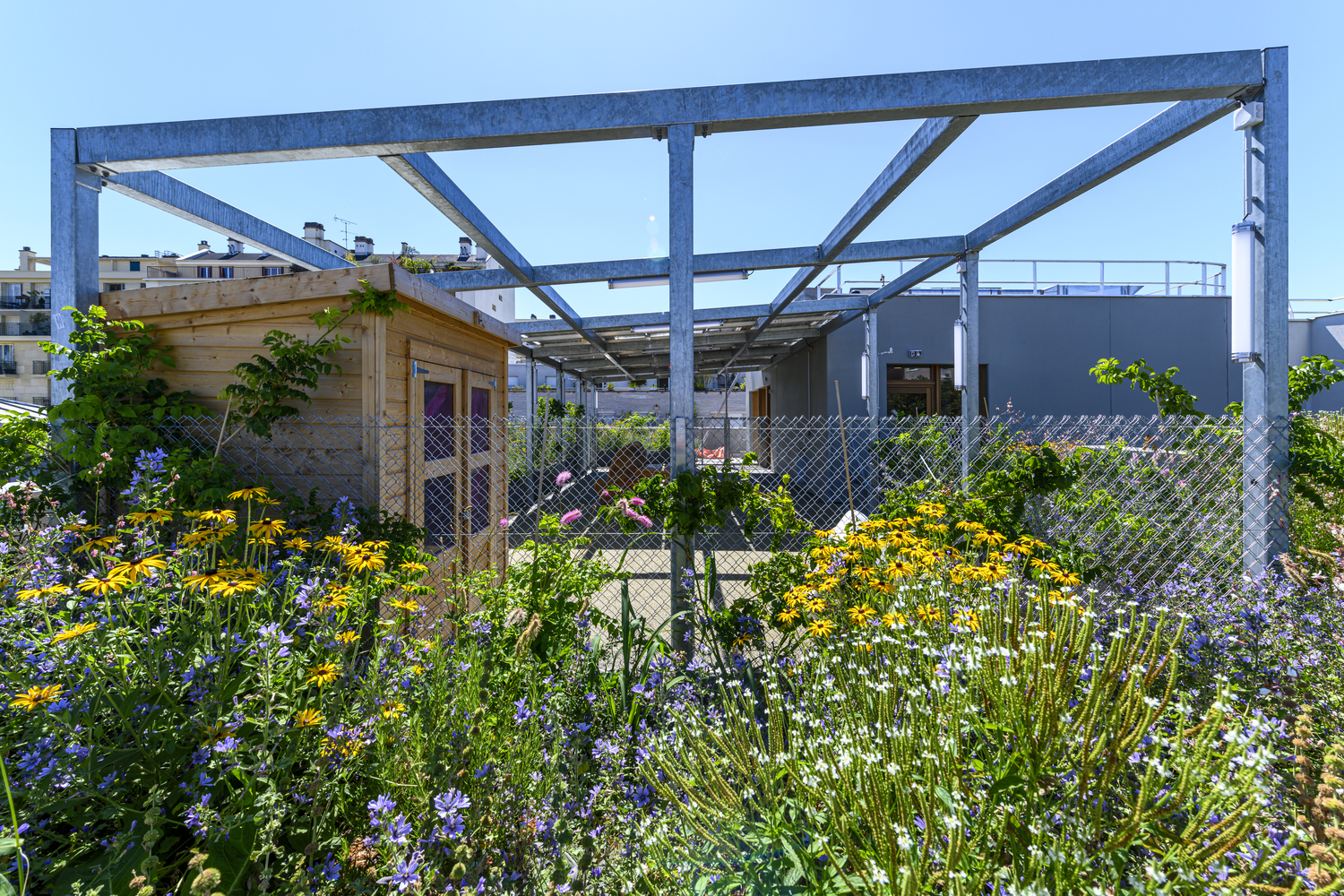 巴黎循环经济幼儿园,创新再利用设计-30