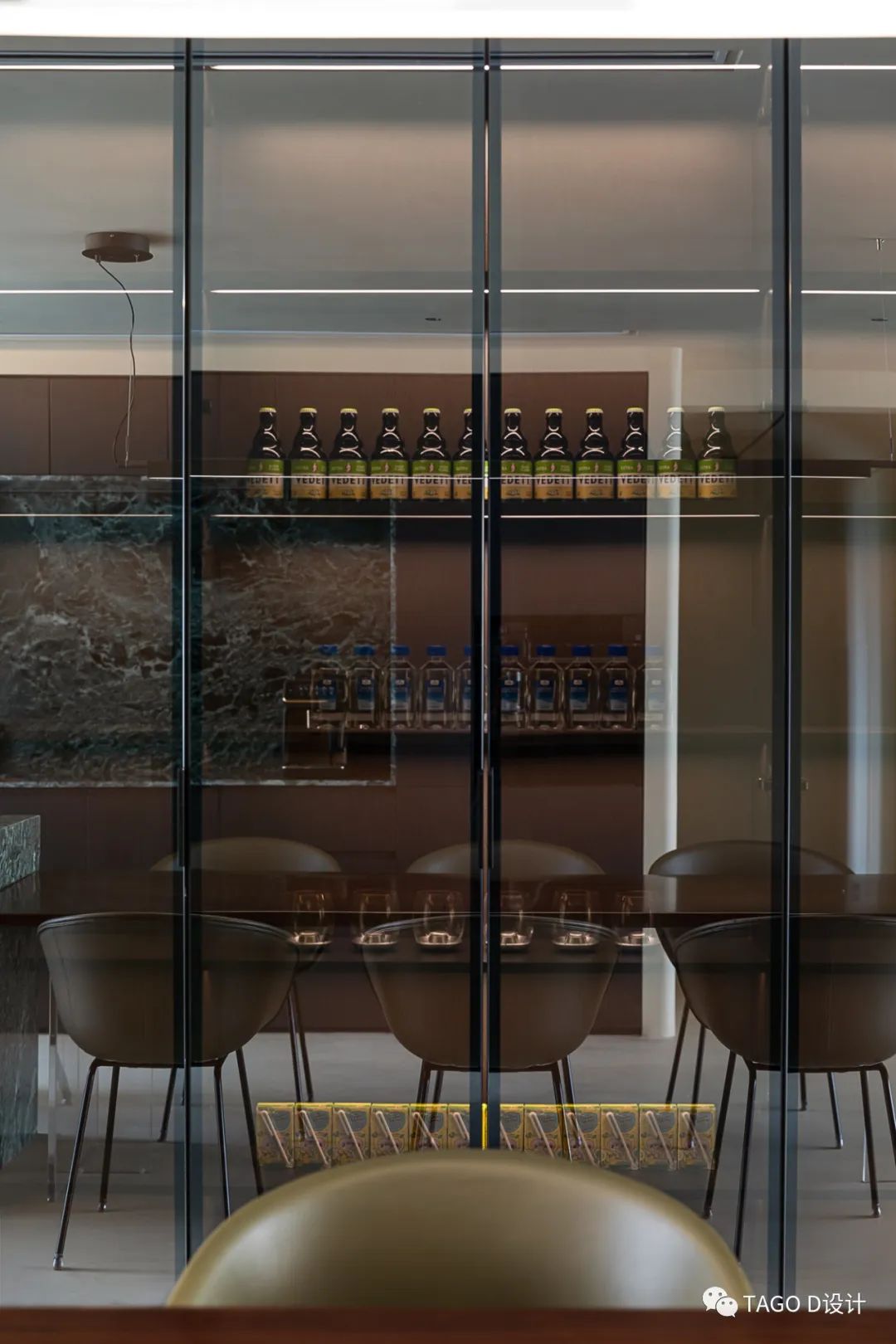 杭州君临天下极简诧寂风格大平层设计丨中国杭州丨浙江天工装饰工程有限公司 TAGO D 设计工作室-34