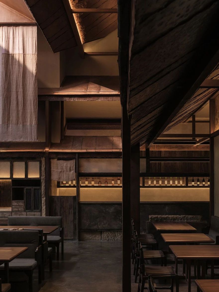 深圳湾万象城元古雲境餐厅,杭州灵隐寺元古觀山丨中国杭州丨无之设计-64