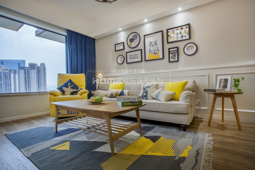 成都中粮锦云混搭风三室一厅,简约实用,空间改造巧妙-9