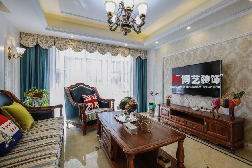 内敛之美 | 125㎡小美式家居设计-11