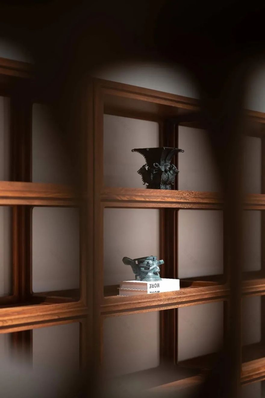 新中式红木展厅丨壹间设计-38