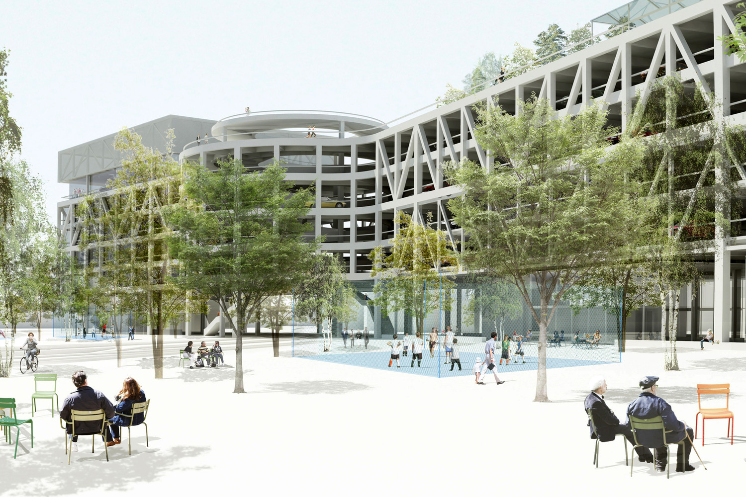 HHF Architects Transform Existing Parking Structure into Public Destination-22