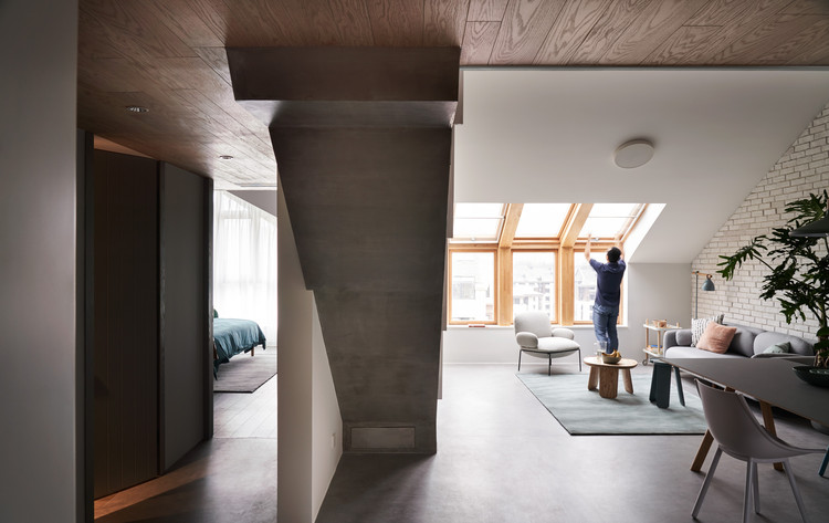 北京 Starburst House 的倾斜天花板挑战-8