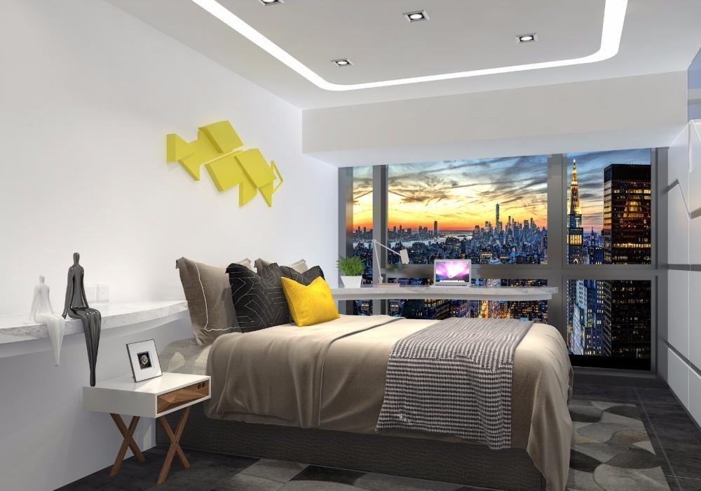 层高 4.2 米的“枫景华庭”两口之家设计-11