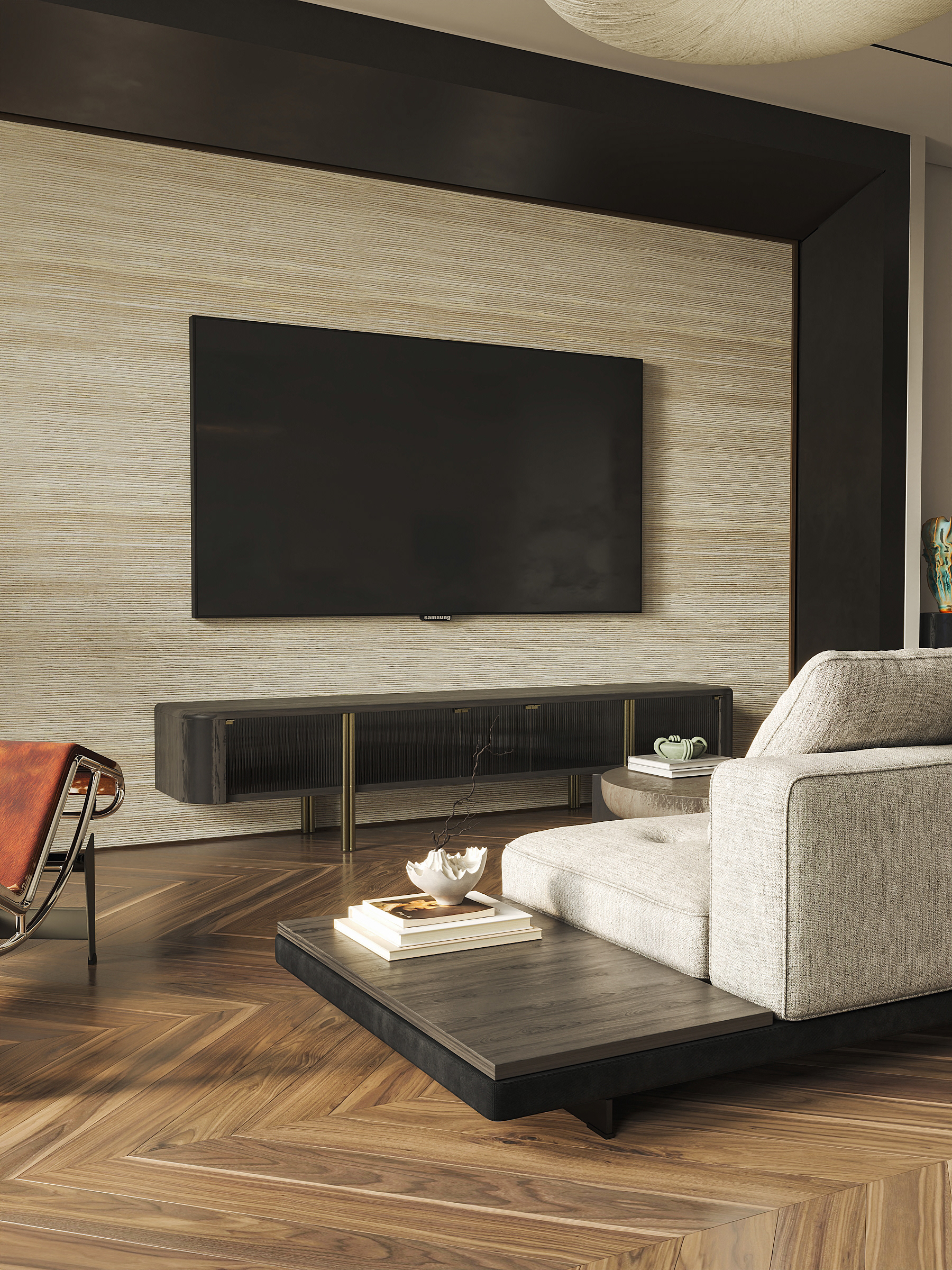 Living room and kitchen / Aura Interiors-11