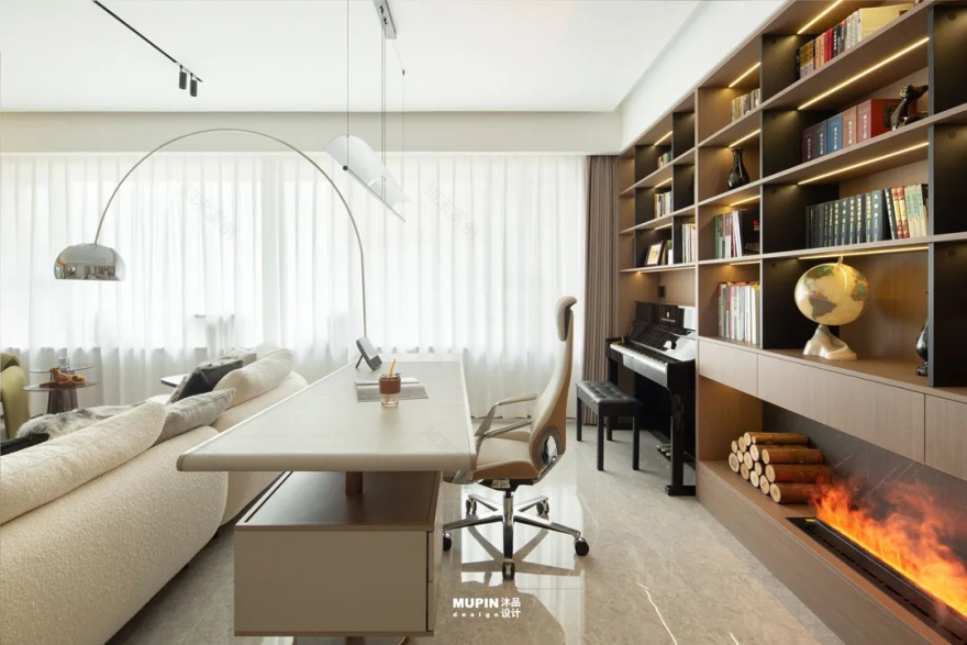 沐光而栖 · 143㎡家装空间设计丨沐品设计团队-33