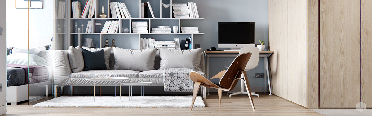 极简北欧风 | 50 平米小宅的舒适机能空间-1