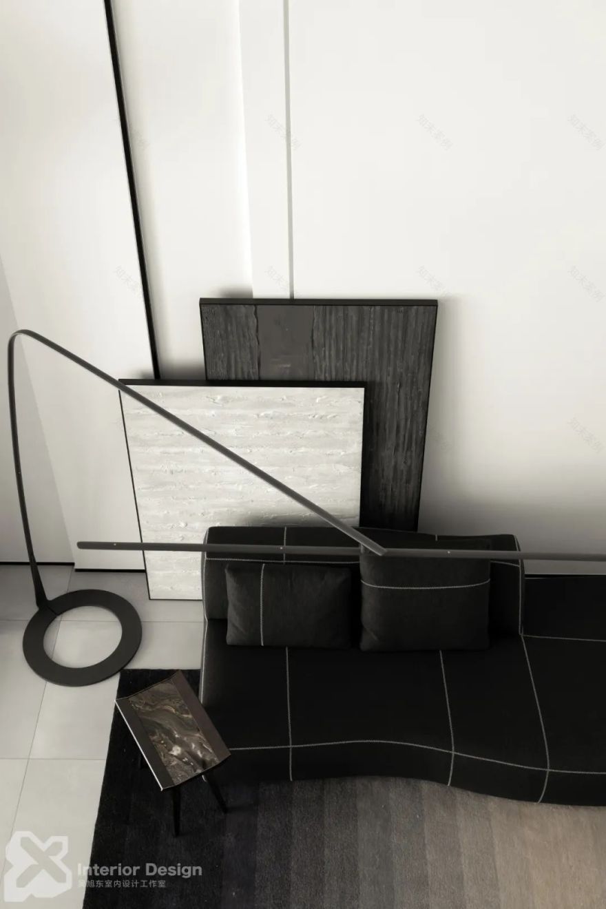 东阳 420㎡极简复式,黑白灰构建纯粹空间-40