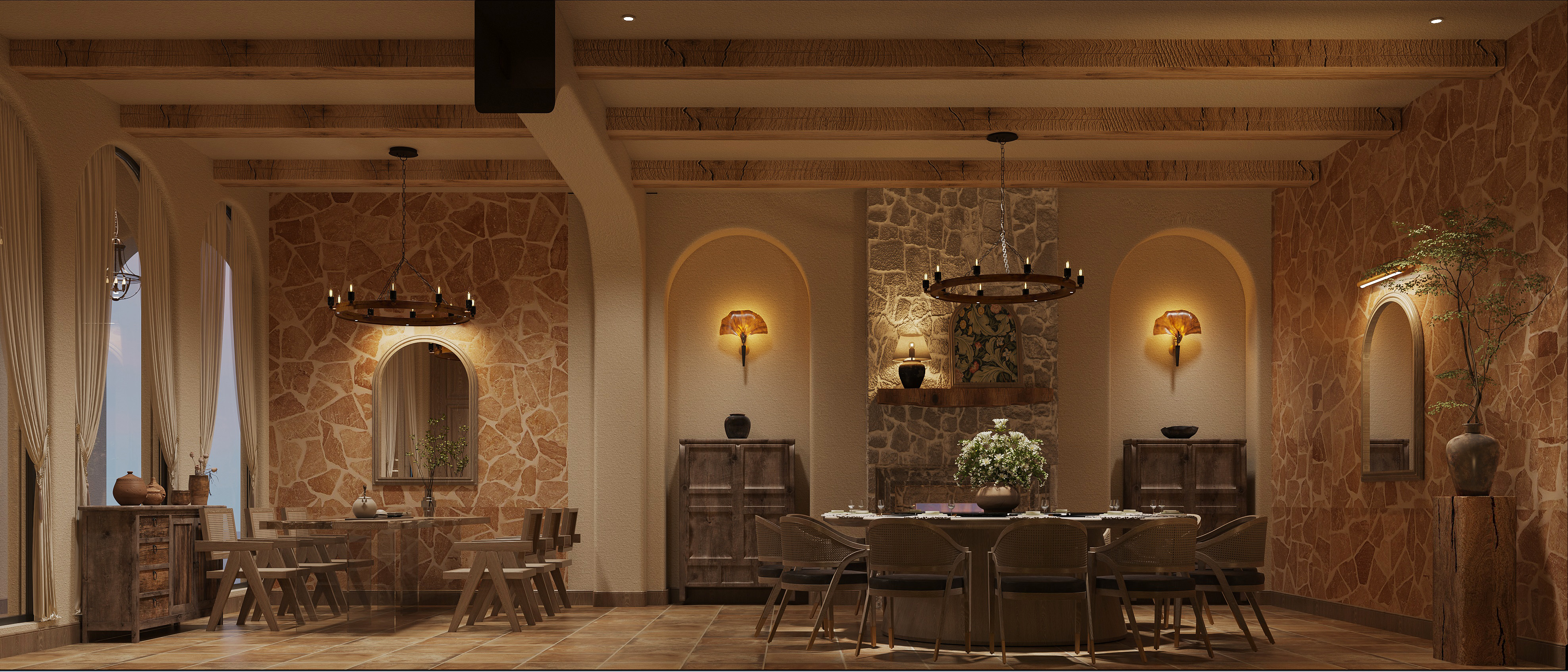 私房菜餐厅|｜在复古松弛里邂逅烟火浪漫-5