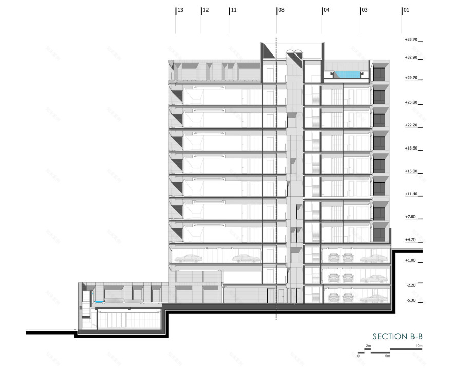 伊朗西潘住宅楼——壮丽景观与隐私保护的统一-51