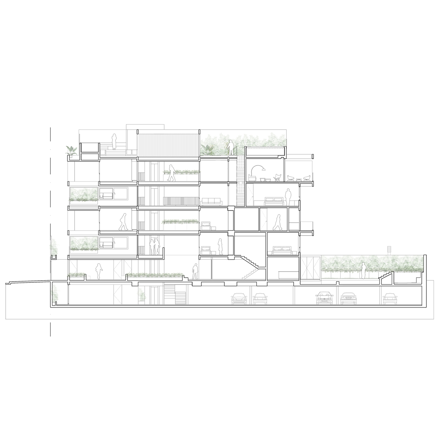 抵达努涅斯公寓丨阿根廷布宜诺斯艾利斯丨Israel & Teper Arquitectos-18