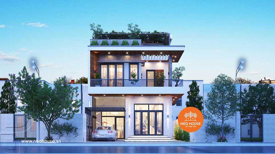 12m深10m宽临街住宅设计丨NEOHouse-28