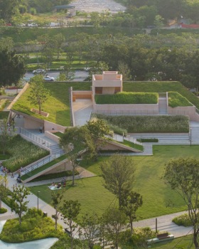 深圳市南山区环西丽湖绿道白芒拓印空间节点设计丨中国深圳丨同济大学建筑设计研究院原作设计工作室等多家