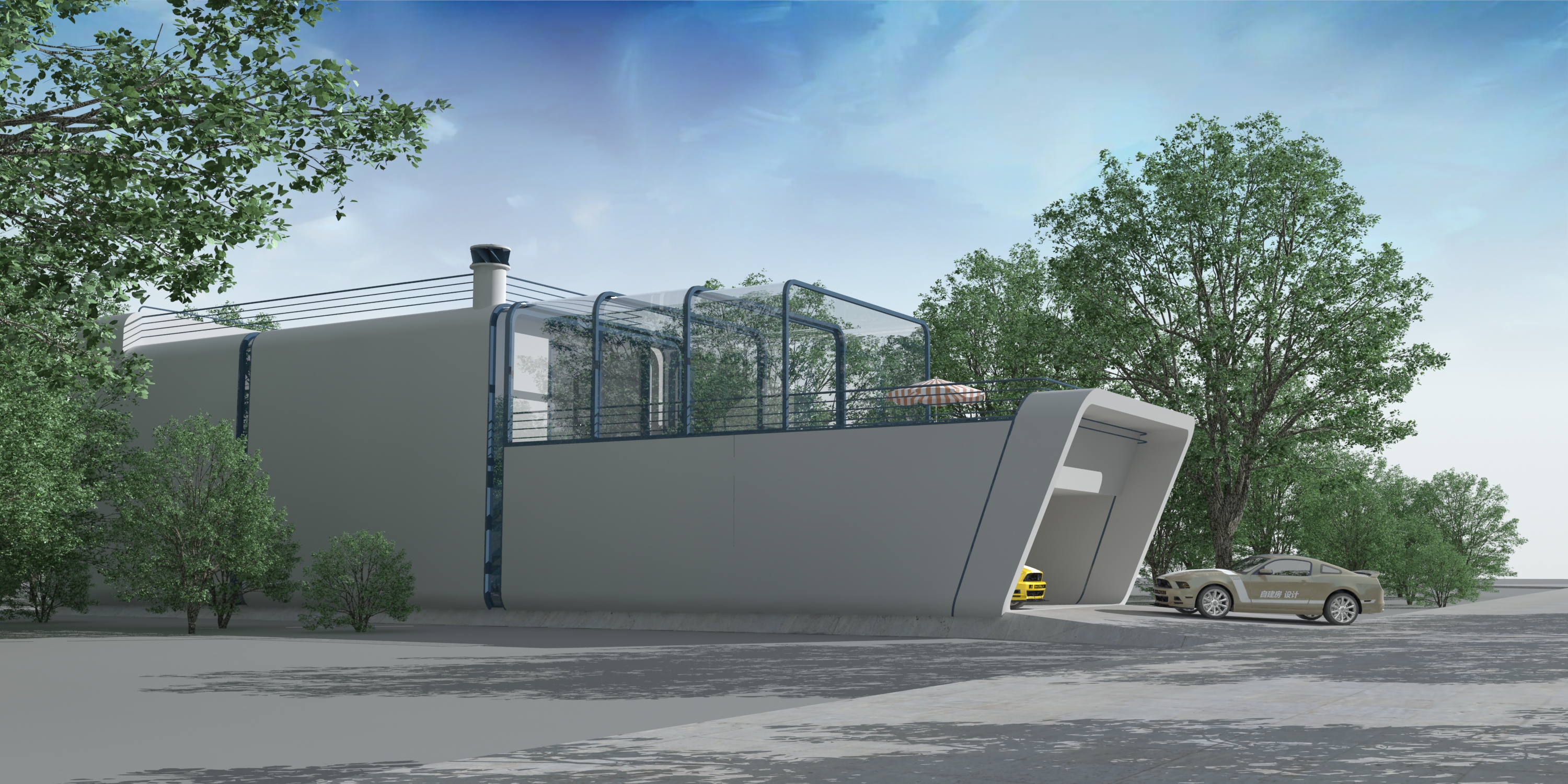 狮子座豪华别墅设计-12