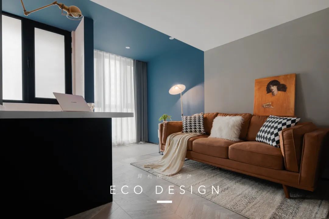 色彩空间 · 西安50平米现代简约风设计丨中国西安丨异构国际设计-44