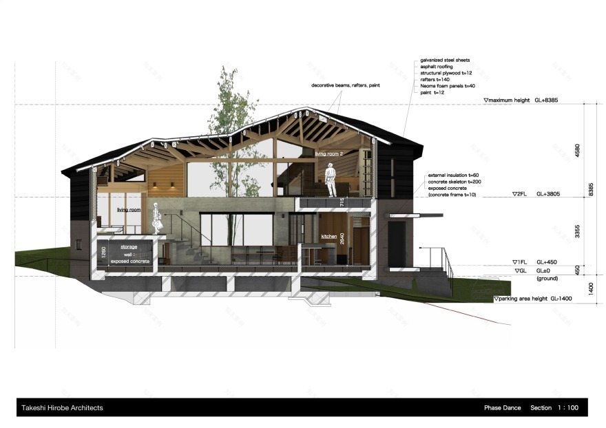 阶段舞蹈丨日本丨Takeshi Hirobe Architects-53