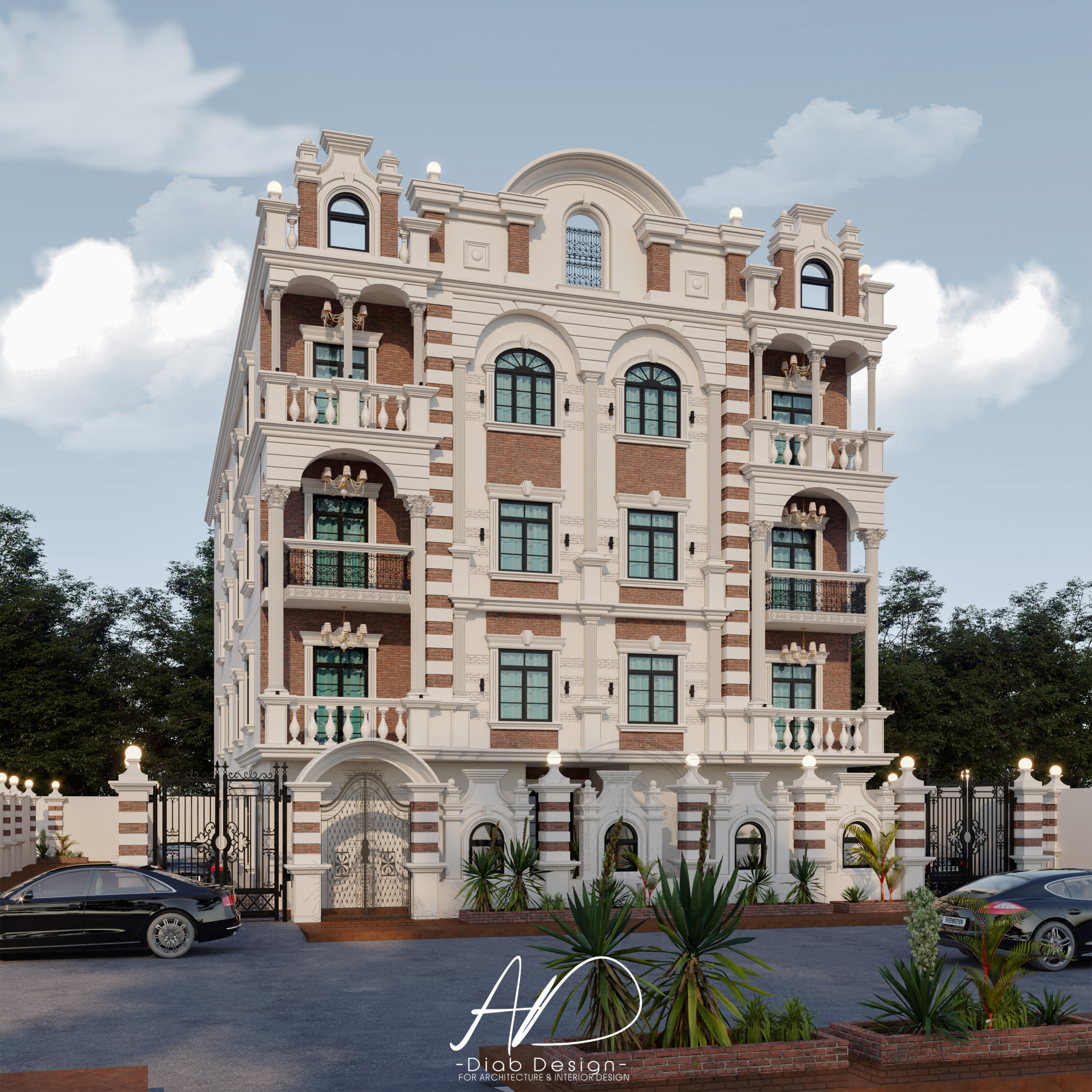 某住宅外立面设计丨也门萨达丨ahdgfx,studiodiabdesign-10