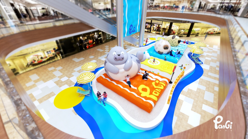 我们有一个胖几海豹好盆友！夏季夏日暑期美陈方案系列-5