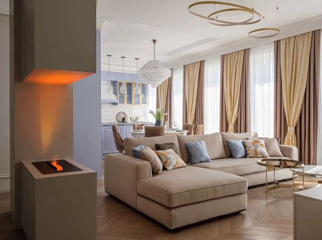 133㎡四口之家室内设计丨Yulia Sokolova-4